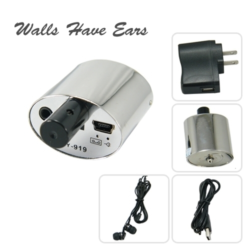 HY-919 Powerful Audio Spy Listening Device Spy Bug with earphones Wall Have Ears