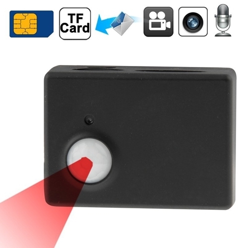 Quad-Band GSM Bug Camera Listening Deviece Alarm MMS Monitor With PIR Infrared Sensor Motion Detector BC201603260002CSC