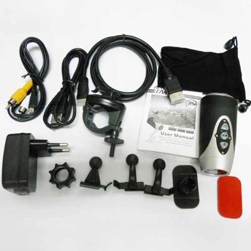 HD 1080P Waterproof Sports Camera with 12MP Photo Resolution Support HDMI and TV-out