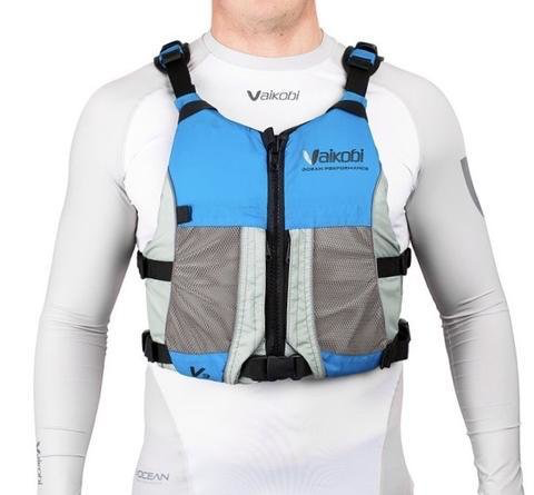 NEW- V3 OCEAN RACING PFD- CYAN-GREY 00204