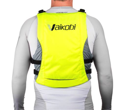 NEW- V3 OCEAN RACING PFD- FLURO YELLOW-GREY