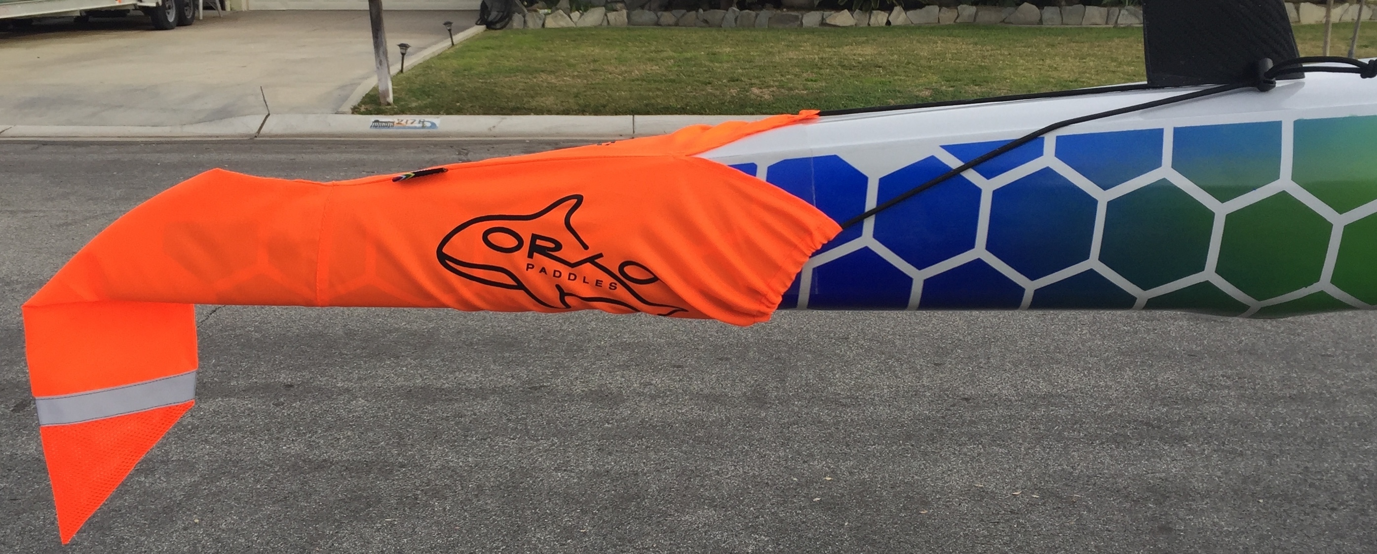 Orange Tail Flag 00021