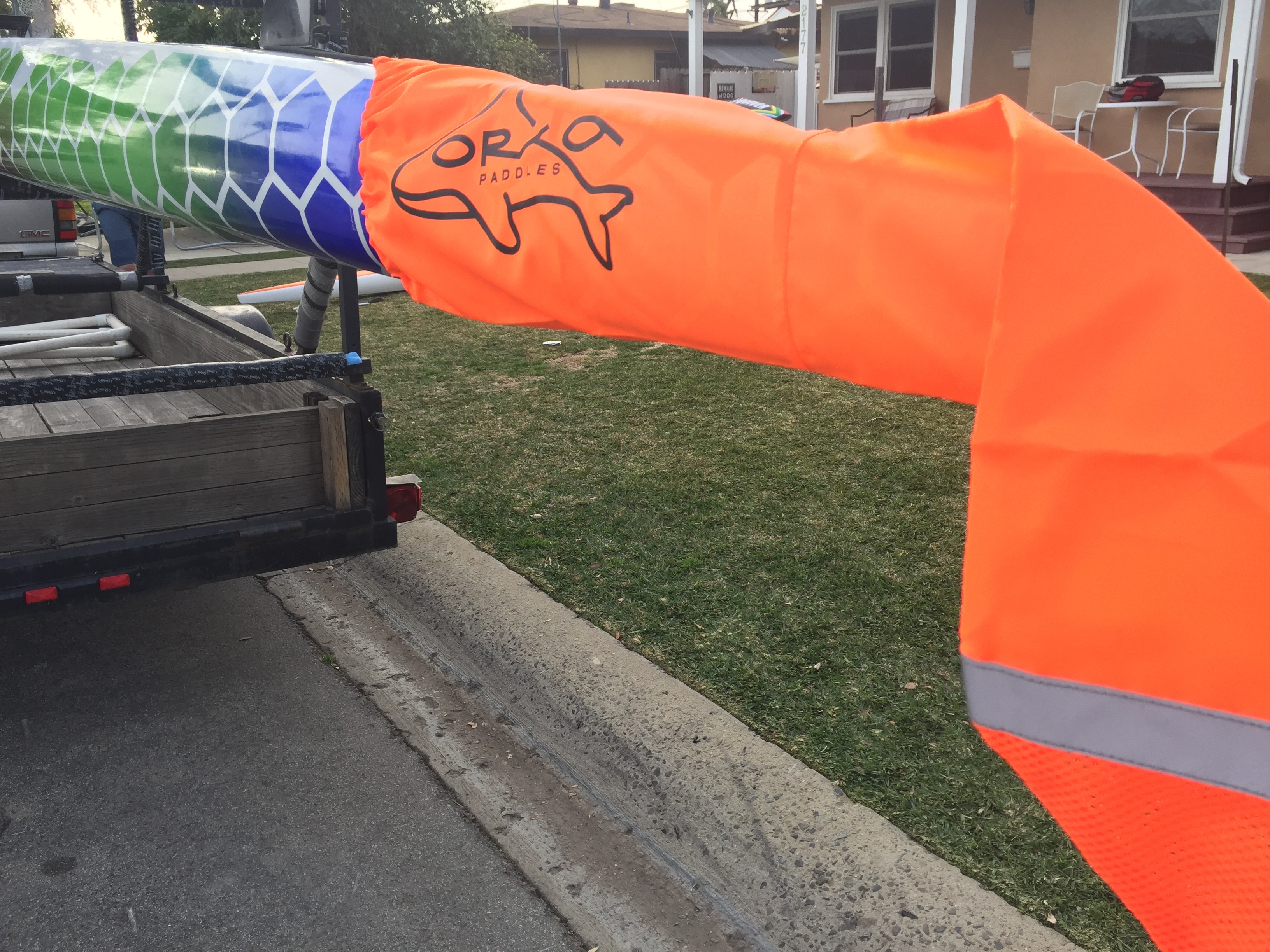 Orange Tail Flag