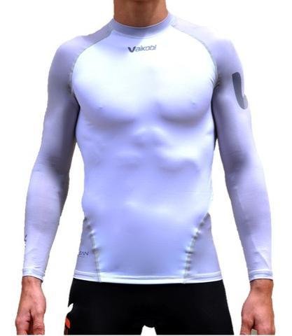 V OCEAN UV PADDLE TOP - WHITE/GREY (sale item) 00138