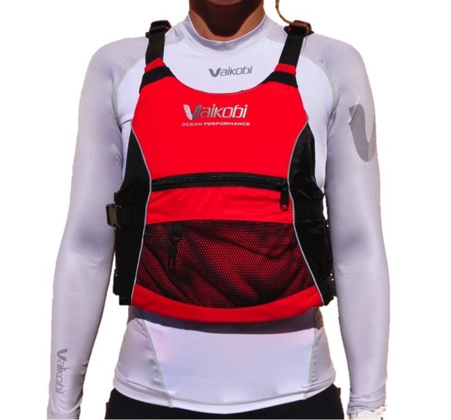VAIKOBI PERFORMANCE PFD- SAFETY RED/ BLACK (SALE ITEM) 00145