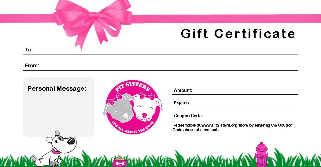 Gift Certificate 00052