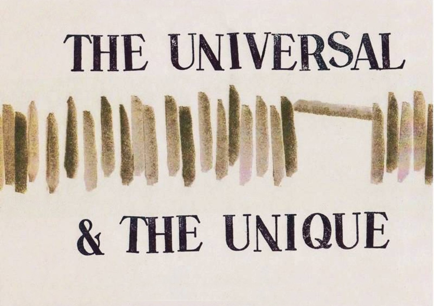 The Universal & The Unique **** The Universal & The Unique ****