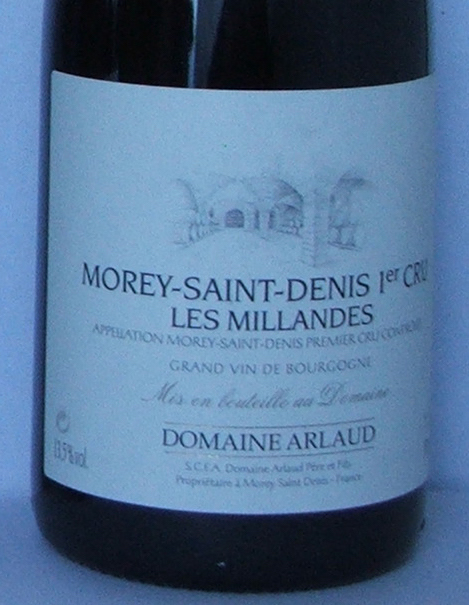 Domain Arlaud Les Millandes 1er Cru 2004 004