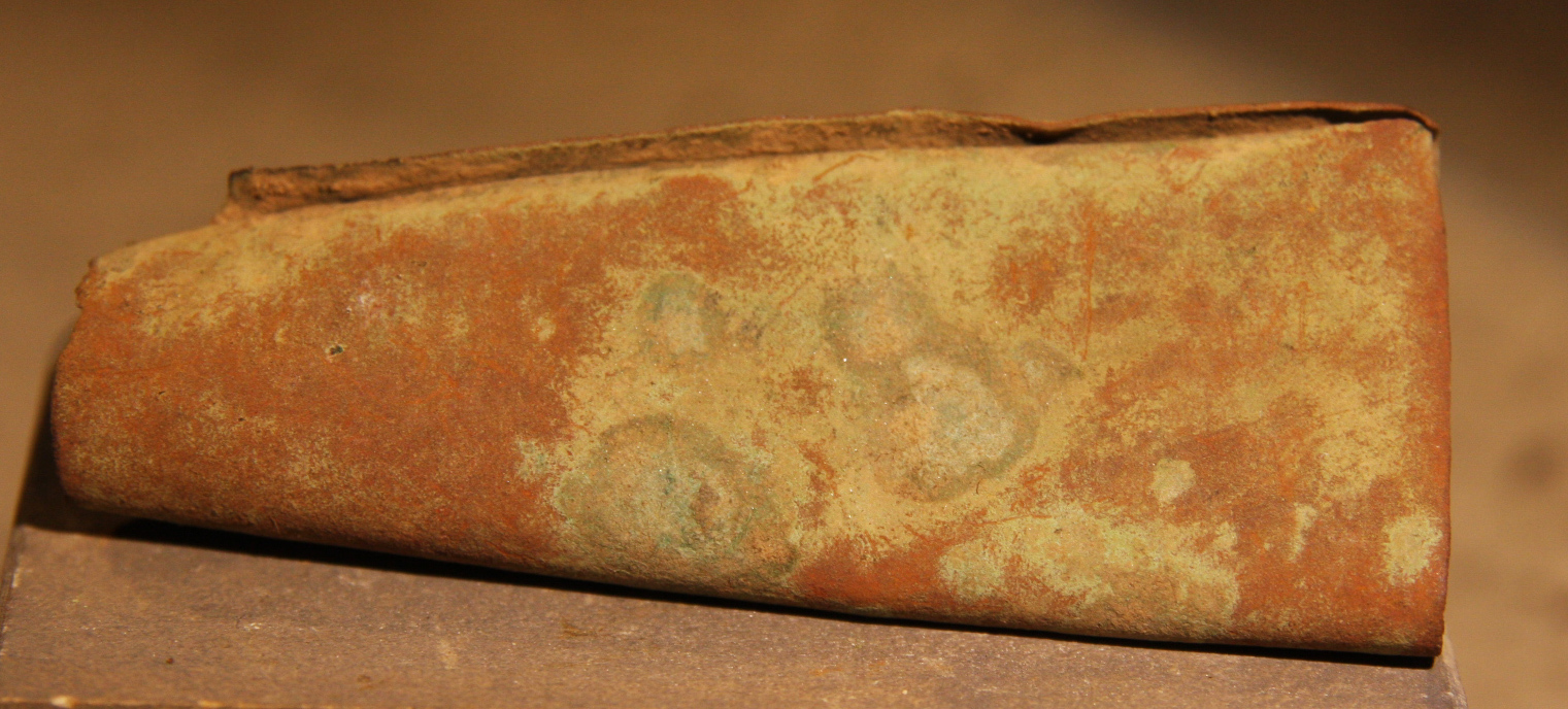 JUST ADDED ON 2/13 - THE BATTLE OF GETTYSBURG / AREA BEHIND THE ROUND TOPS - Bayonet Scabbard Tip