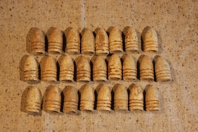 JUST ADDED ON 3/6 - BUY MORE THAN ONE FOR A DISCOUNT! - GETTYSBURG - THE JOHN'S FARM / PICKETT'S CHARGE / ROSENSTEEL COLLECTION - .54 Caliber Bullet - found by the Sanders Brothers 1930s-1950s JUST ADDED ON 3/6 - BUY MORE THAN ONE FOR A DISCOUNT! - GETTYSBURG - THE JOHN'S FARM / PICKETT'S CHARGE / ROSENSTEEL COLLECTION - .54 Caliber Bullet - found by the Sanders Brothers 1930s-1950s