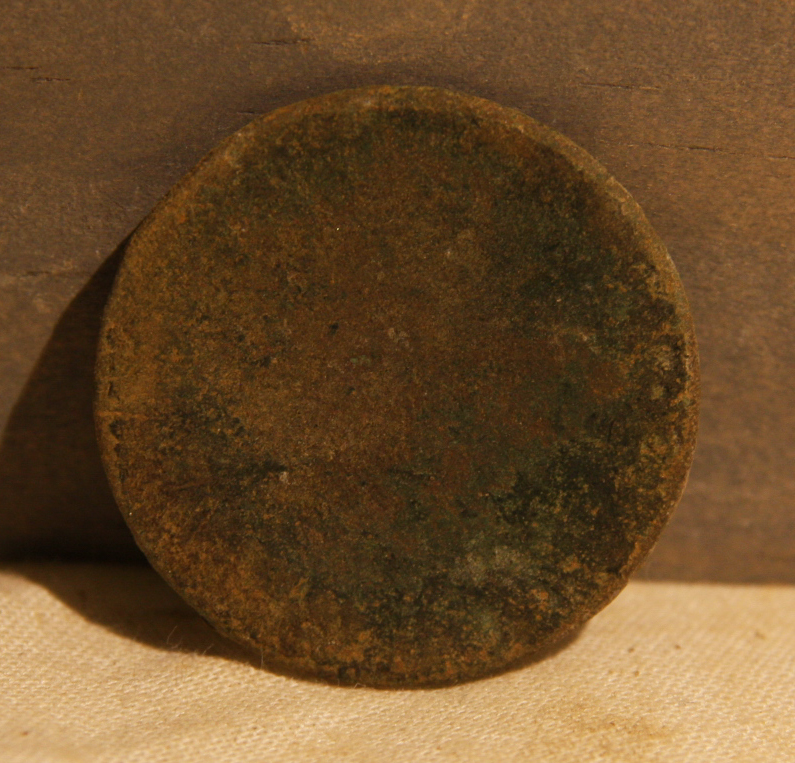 JUST ADDED ON 3/27 - THE BATTLE OF ANTIETAM / MILLER'S CORNFIELD - Old Copper Coin - Probably Pre-Civil War - Found between 1975 and 1979 A-MC51