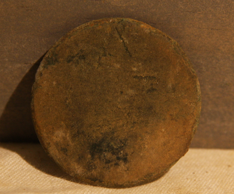 JUST ADDED ON 3/27 - THE BATTLE OF ANTIETAM / MILLER'S CORNFIELD - Old Copper Coin - Probably Pre-Civil War - Found between 1975 and 1979