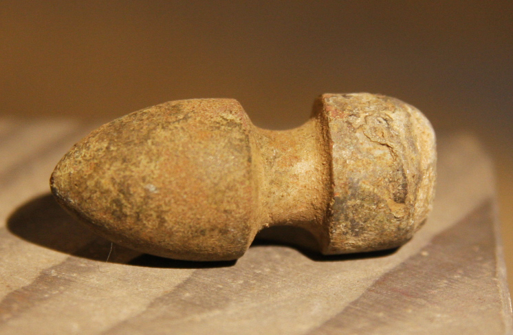 JUST ADDED ON 3/27 - THE BATTLE OF GETTYSBURG / AREA BEHIND THE ROUND TOPS - Bayonet Scabbard Tip Finial NG-RT32