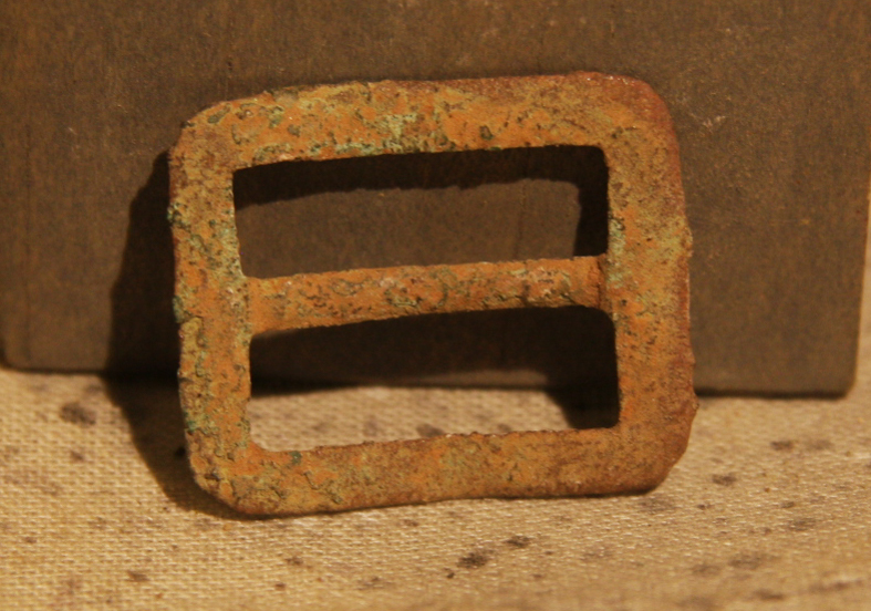 JUST ADDED ON 4/3 - THE BATTLE OF GETTYSBURG / AREA BEHIND THE ROUND TOPS - Soldier's Kepi Slider Buckle NG-RT38