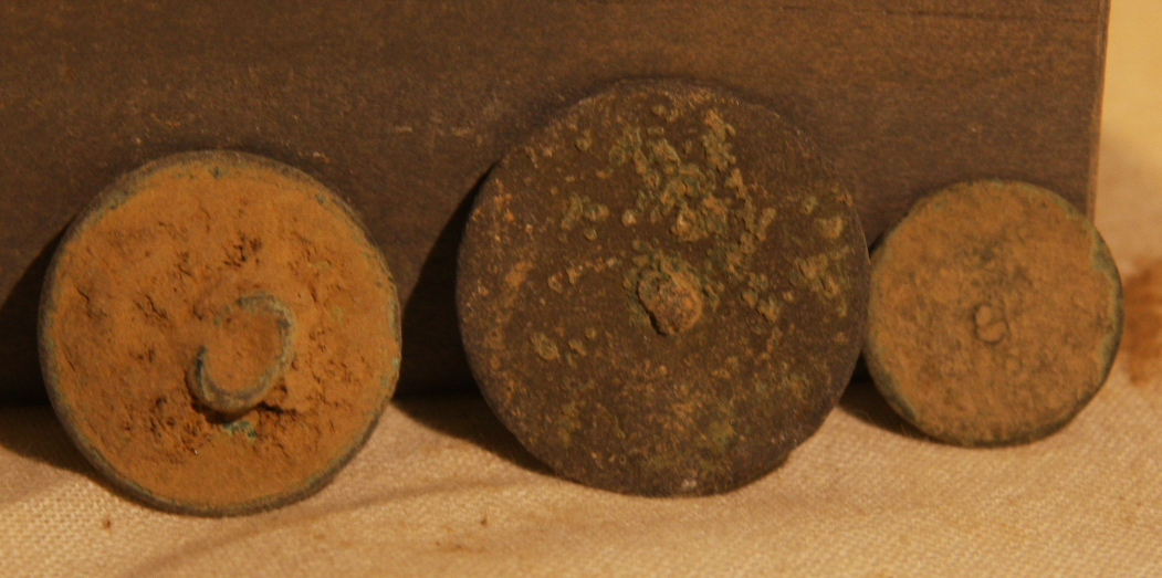 JUST ADDED ON 5/15 - ANTIETAM / NEAR THE MUMMA FARM & EAST WOODS - Three Flat or Coin Buttons