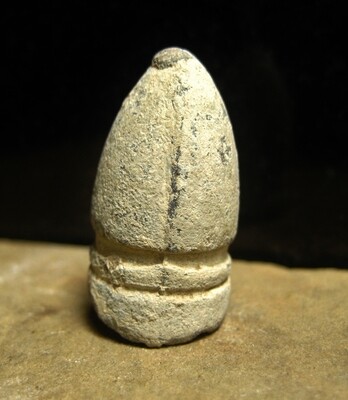 JUST ADDED ON 9/12 - THE BATTLE OF GETTYSBURG / EMMITSBURG ROAD JUST SOUTH OF THE POSITION HELD BY LAW'S BRIGADE - .58 Caliber Confederate Gardner Bullet JUST ADDED ON 9/12 - THE BATTLE OF GETTYSBURG / EMMITSBURG ROAD JUST SOUTH OF THE POSITION HELD BY LAW'S BRIGADE - .58 Caliber Confederate Gardner Bullet