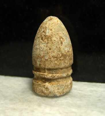 JUST ADDED ON 9/26 - THE BATTLE OF GETTYSBURG / EMMITSBURG ROAD JUST SOUTH OF THE POSITION HELD BY LAW'S BRIGADE - .58 Caliber Confederate Gardner Bullet JUST ADDED ON 9/26 - THE BATTLE OF GETTYSBURG / EMMITSBURG ROAD JUST SOUTH OF THE POSITION HELD BY LAW'S BRIGADE - .58 Caliber Confederate Gardner Bullet