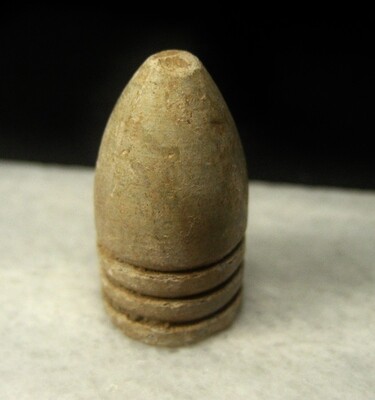 JUST ADDED ON 10/3 - THE BATTLE OF CRAMPTON'S GAP / SOUTH MOUNTAIN / ANTIETAM CAMPAIGN / WENTWORTH MILITARY ACADEMY COLLECTION - .58 Caliber Bullet / Shallow Cavity - Possibly Nose Cast found in 1955 JUST ADDED ON 10/3 - THE BATTLE OF CRAMPTON'S GAP / SOUTH MOUNTAIN / ANTIETAM CAMPAIGN / WENTWORTH MILITARY ACADEMY COLLECTION - .58 Caliber Bullet / Shallow Cavity - Possibly Nose Cast found in 1955