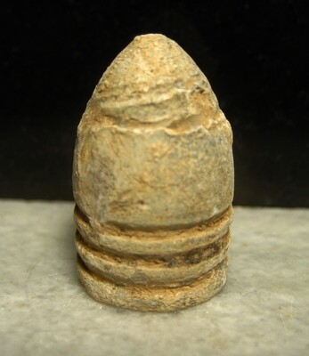 RELISTED ON 10/27 - BATTLE OF ANTIETAM / ECKERT FARM / UNION IX CORPS STAGING AREA FOR ATTACK AT BURNSIDE'S BRIDGE AND ARTILLERY POSITION - Pulled/Misfired .69 Caliber Bullet found by Andy Keyser RELISTED ON 10/27 - BATTLE OF ANTIETAM / ECKERT FARM / UNION IX CORPS STAGING AREA FOR ATTACK AT BURNSIDE'S BRIDGE AND ARTILLERY POSITION - Pulled/Misfired .69 Caliber Bullet found by Andy Keyser