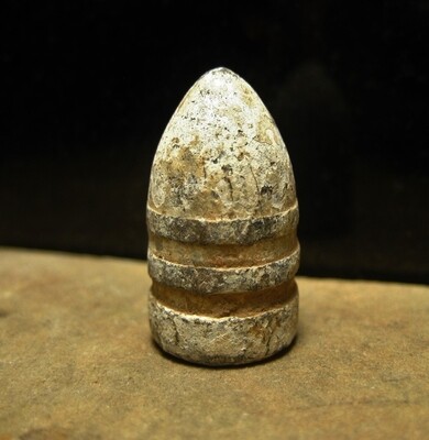 JUST ADDED ON 10/23 - BATTLE OF GETTYSBURG / 1ST DAY'S BATTLE NEAR THE FAIRFIELD ROAD / BUFORD'S CAVALRY - Sharps Bullet - found by Robert Mehring in 1963 - Rosensteel Collection JUST ADDED ON 10/23 - BATTLE OF GETTYSBURG / 1ST DAY'S BATTLE NEAR THE FAIRFIELD ROAD / BUFORD'S CAVALRY - Sharps Bullet - found by Robert Mehring in 1963 - Rosensteel Collection