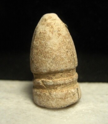 JUST ADDED ON 2/5 - THE BATTLE OF GETTYSBURG / EMMITSBURG ROAD JUST SOUTH OF THE POSITION HELD BY LAW'S BRIGADE - .58 Caliber Confederate Gardner Bullet JUST ADDED ON 2/5 - THE BATTLE OF GETTYSBURG / EMMITSBURG ROAD JUST SOUTH OF THE POSITION HELD BY LAW'S BRIGADE - .58 Caliber Confederate Gardner Bullet