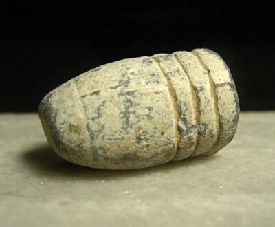 JUST ADDED ON 2/26 - GETTYSBURG - THE JOHN'S FARM / PICKETT'S CHARGE / ROSENSTEEL COLLECTION - Fired .58 Caliber Bullet with Ram Rod Mark - found by the Sanders Brothers 1930s-1950s JUST ADDED ON 2/26 - GETTYSBURG - THE JOHN'S FARM / PICKETT'S CHARGE / ROSENSTEEL COLLECTION - Fired .58 Caliber Bullet with Ram Rod Mark - found by the Sanders Brothers 1930s-1950s