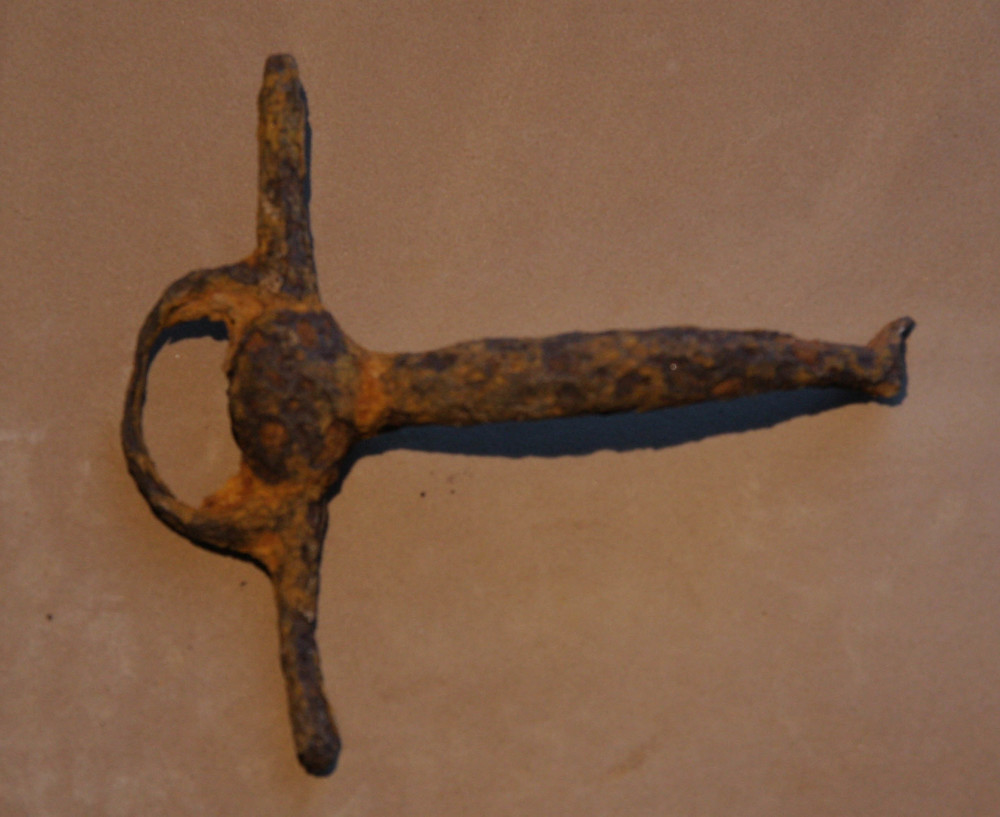 JUST ADDED ON 9/24 - EAST CAVALRY FIELD GETTYSBURG - JOHN GEISELMAN COLLECTION - Part of a Horse Bit or Tack GR-GEC12