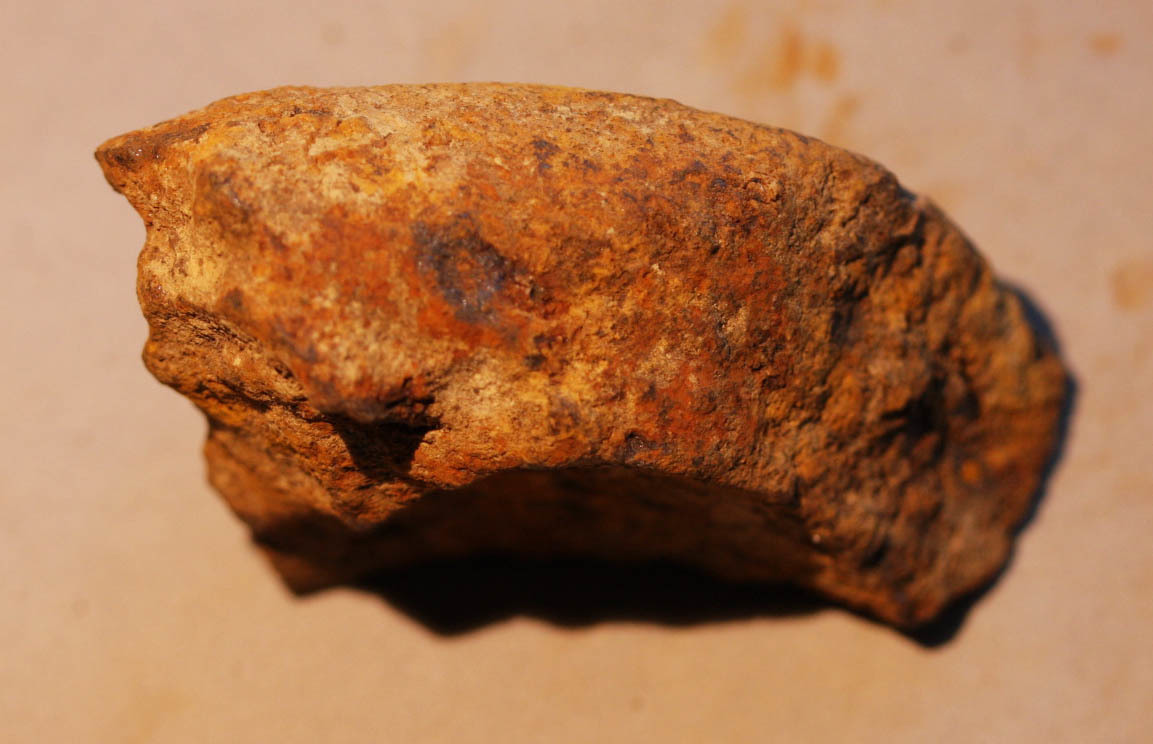 JUST ADDED ON 1/14 - GETTYSBURG - PICKETT'S CHARGE - Artillery Shell Fragment - The ROSENSTEEL COLLECTION - found by John Cullison 1930-1960 GR-PCC87