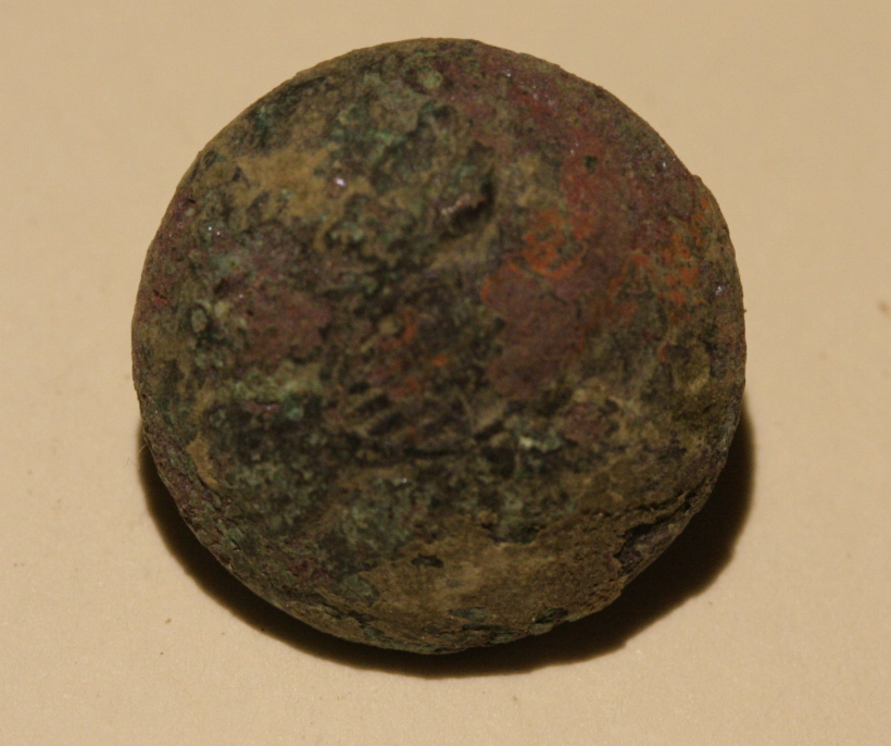 JUST ADDED ON 8/22 - GETTYSBURG - CEMETERY RIDGE / SEDGWICK MONUMENT / N.J. MONUMENT - ROSENSTEEL FAMILY - Eagle Cuff Button GR-IRSNJH06