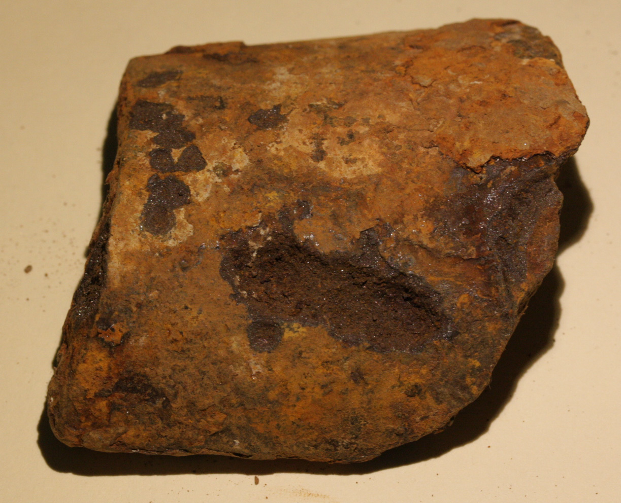 JUST ADDED ON 9/28 - GETTYSBURG - CEMETERY RIDGE / SEDGWICK MONUMENT / N.J. MONUMENT - ROSENSTEEL FAMILY - Large Artillery Shell Fragment GR-IRSNJH12