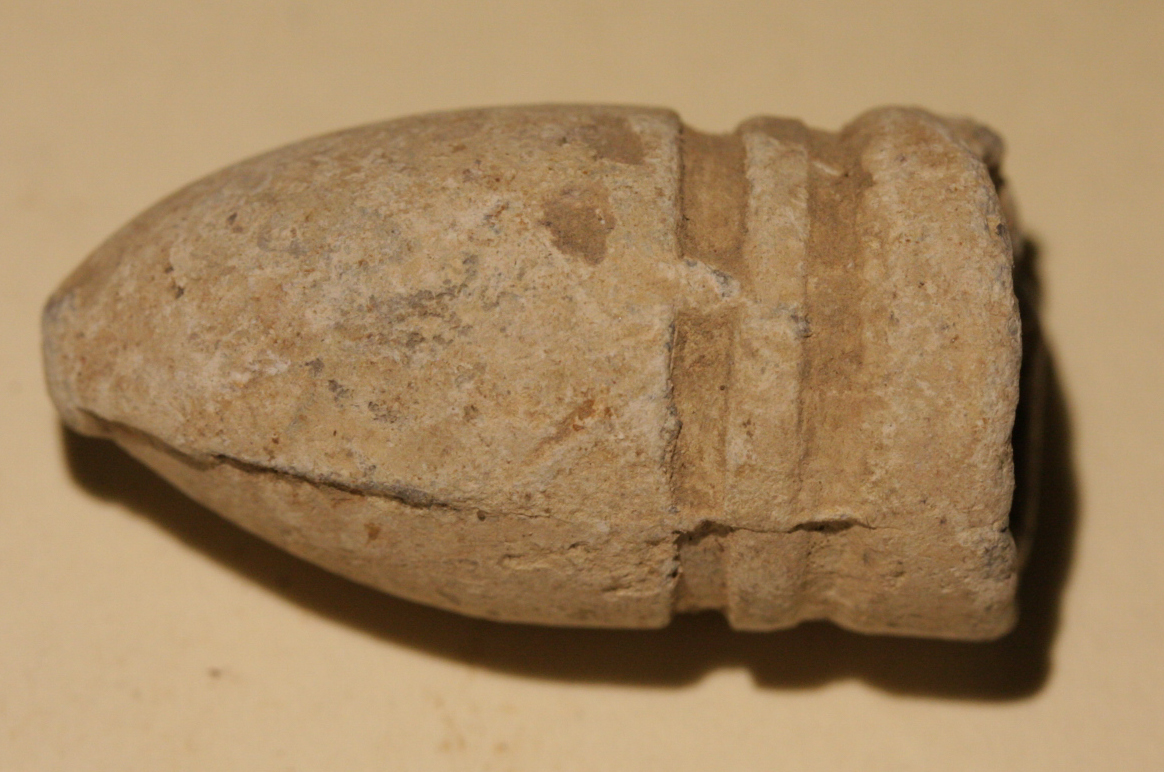 JUST ADDED ON 10/14 - GETTYSBURG - CEMETERY RIDGE / PENNSYLVANIA MEMORIAL - ROSENSTEEL FAMILY - .58 Caliber Confederate Gardner Bullet GR-IRPATH12