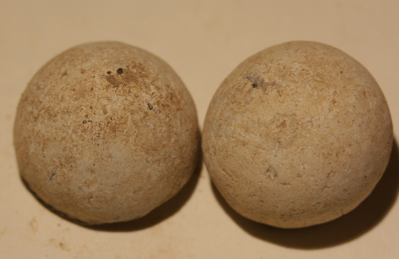 JUST ADDED ON 11/2 - THE BATTLE OF CROSS KEYS / MILTON'S ATTACK / JACKSON'S VALLEY CAMPAIGN - Two fired .69 Caliber Round Balls WB-CKM26