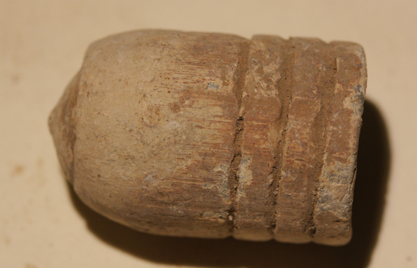 JUST ADDED ON 11/2 - GETTYSBURG - AREA BETWEEN THE WHEATFIELD AND THE LOOP - ROSENSTEEL FAMILY - Fired Bullet with Ram Rod Mark GR-IRWLPH24