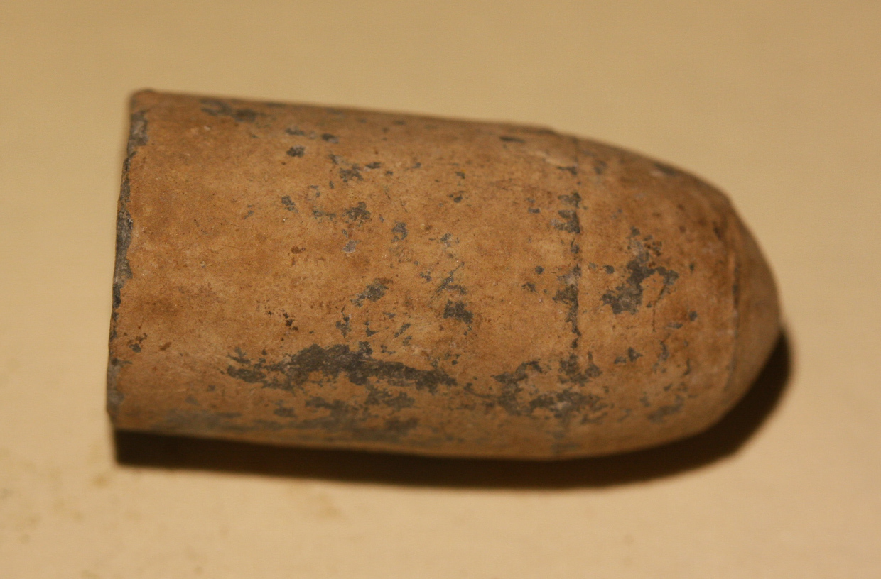 JUST ADDED ON 11/16 - GETTYSBURG - DEVIL'S DEN - ROSENSTEEL FAMILY - Very Nice Dropped Enfield Bullet GR-IRDDHG22