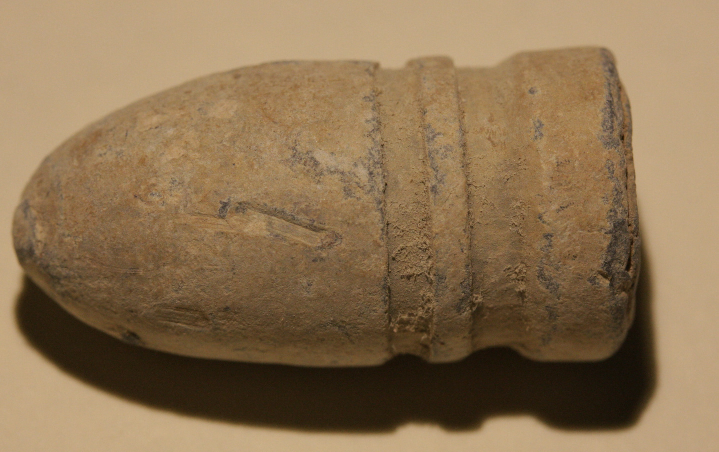 JUST ADDED ON 11/21 - GETTYSBURG / EMMITSBURG ROAD / AREA OF EXTREME RIGHT FLANK OF THE CONFEDERATE ARMY - Confederate .54 Caliber Gardner Bullet GR-ERGA05