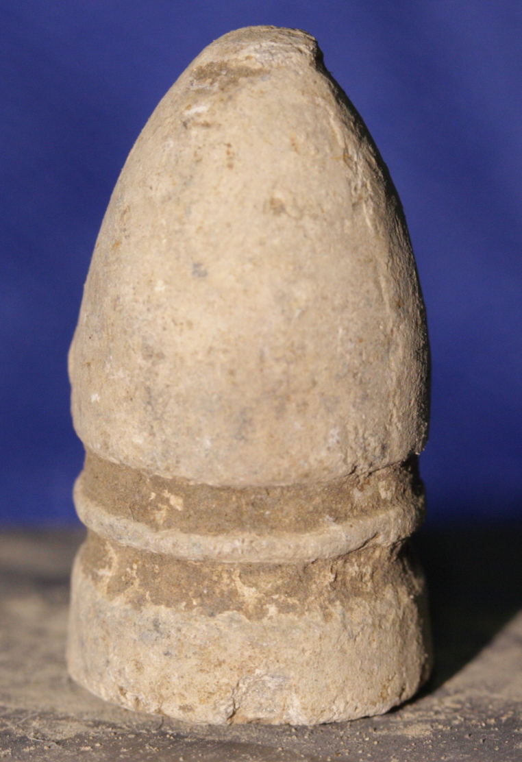 JUST ADDED ON 1/19 - GETTYSBURG - HOLLOW BETWEEN DEVIL'S DEN / LITTLE & BIG ROUND TOPS - ROSENSTEEL FAMILY - .58 Caliber Confederate Gardner Bullet GR-IRDLBH06