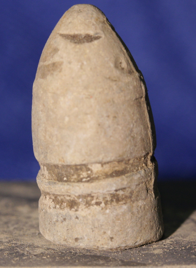 JUST ADDED ON 1/19 - GETTYSBURG - HOLLOW BETWEEN DEVIL'S DEN / LITTLE & BIG ROUND TOPS - ROSENSTEEL FAMILY - .58 Caliber Confederate Gardner Bullet GR-IRDLBH05