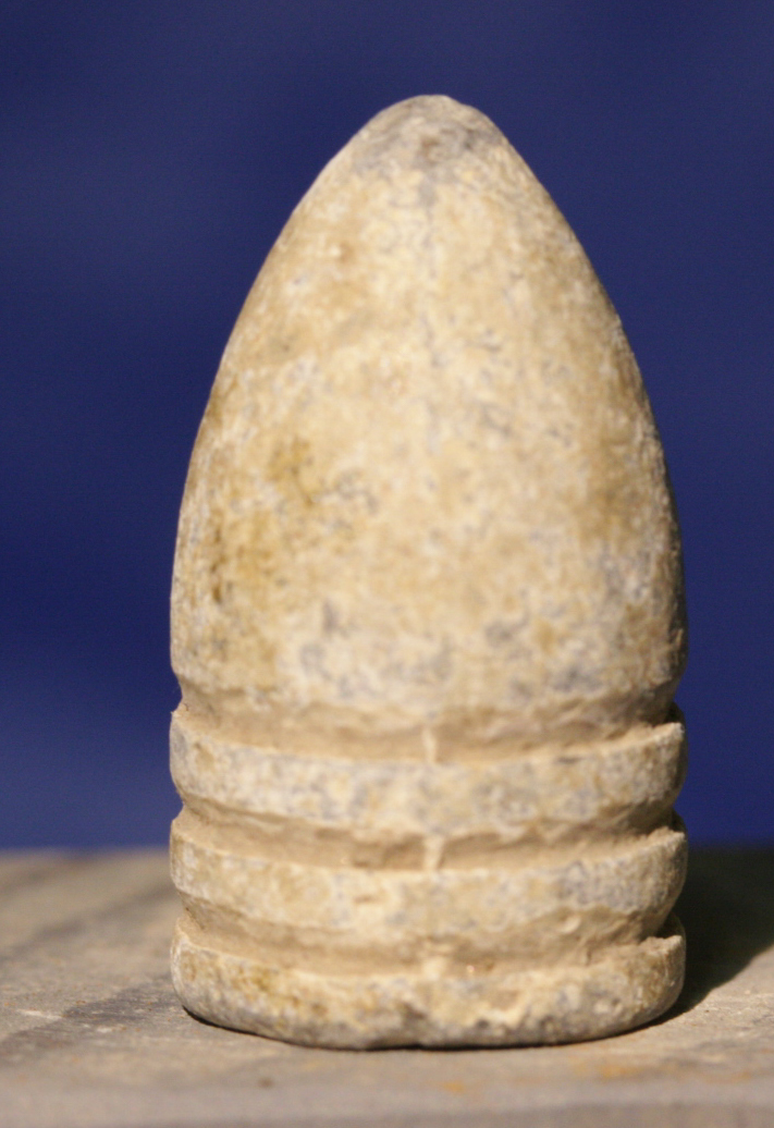 JUST ADDED ON 2/16 - SOUTHWEST OF GETTYSBURG HOSPITAL / PICKETT'S CHARGE / ROSENSTEEL COLLECTION - .58 Caliber Bullet