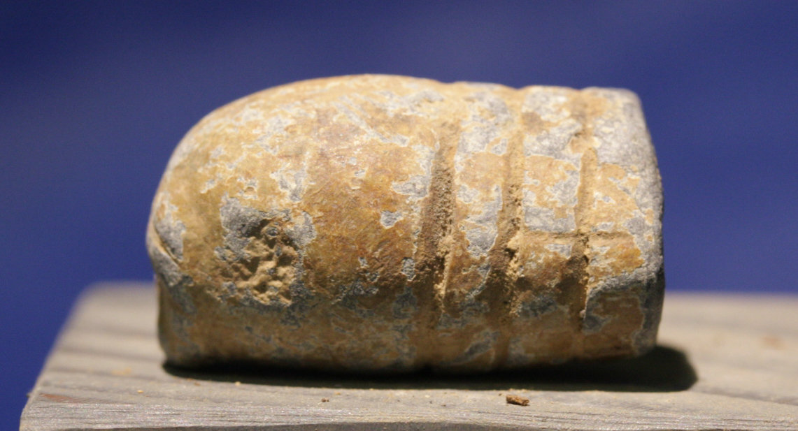 JUST ADDED ON 4/13 - THE BATTLE OF ANTIETAM - Fired Bullet - with copy of collection label