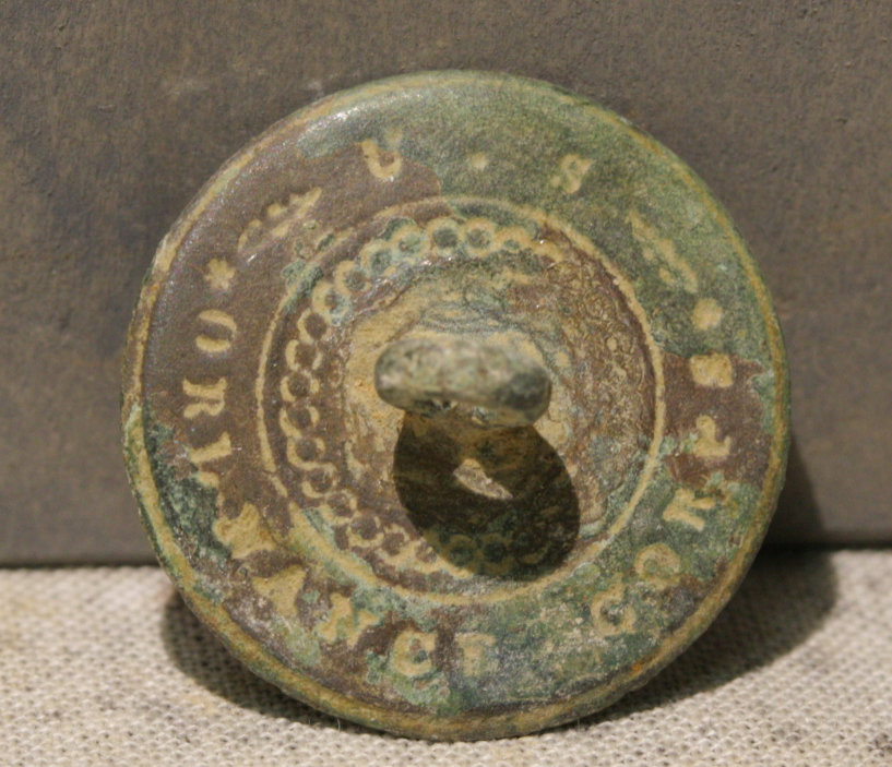 JUST ADDED ON 11/1 - THE BATTLE OF PIEDMONT - U.S. Ordnance Corps Marked Button Back WB-PDM19