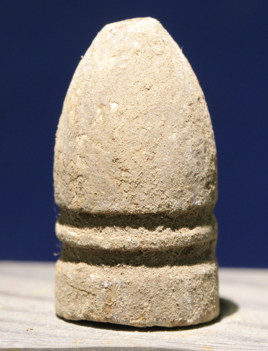 JUST ADDED ON 12/27 - GETTYSBURG - MCALLISTER'S MILL / CULP'S HILL - ROSENSTEEL FAMILY - .58 Caliber Confederate Gardner Bullet GR-IRMCMH43