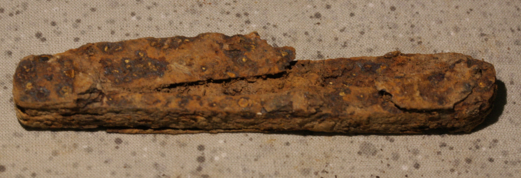 JUST ADDED ON 1/10 - CONFEDERATE CAMP / LEESBURG, VIRGINIA / BATTLE OF BALL'S BLUFF - Pocket Knife - from a Relic Hunter's Old Boxed Collection EG-LBCS15