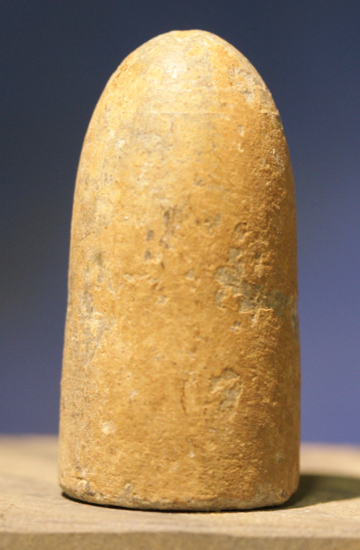 JUST ADDED ON 2/14 - GETTYSBURG - SADDLE BETWEEN LITTLE ROUND TOP & BIG ROUND TOP - ROSENSTEEL FAMILY - Enfield Bullet with "L" Cavity Mark