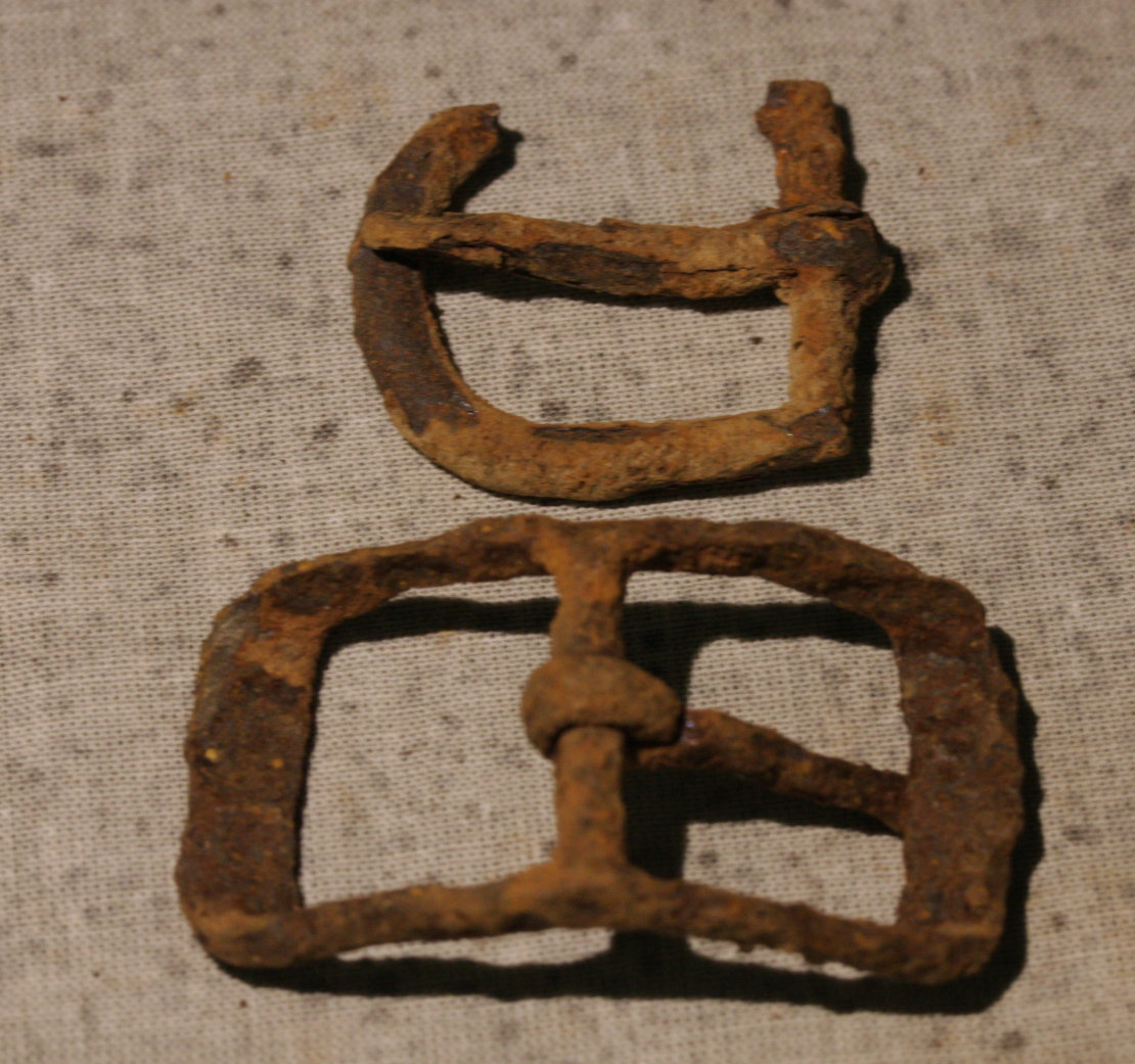 JUST ADDED ON 4/18 - CULPEPER, VIRGINIA - Two Iron Buckles WB-CLP11