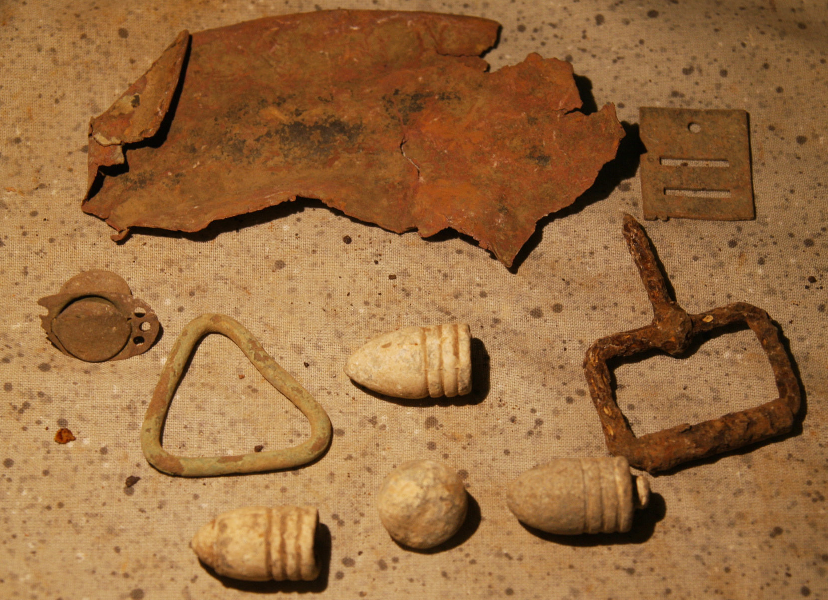 JUST ADDED ON 5/23 - THE BATTLE OF SHILOH - Group of 9 Artifacts