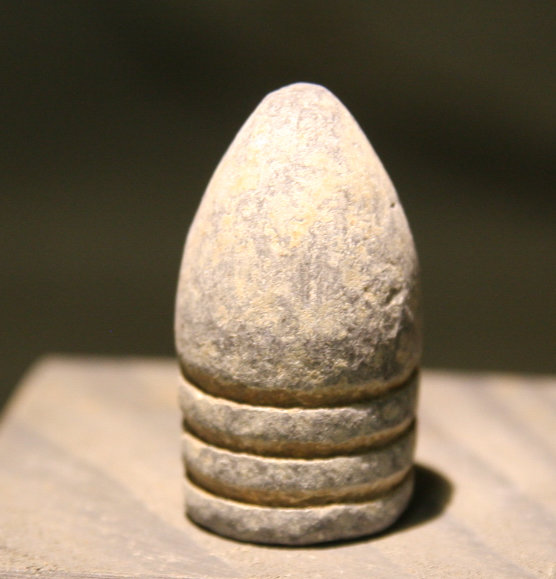 JUST ADDED ON 5/23 - GETTYSBURG / PICKETT'S CHARGE / ROSENSTEEL COLLECTION - .58 Caliber Bullet - found by John Cullison before 1960 GR-PCC201