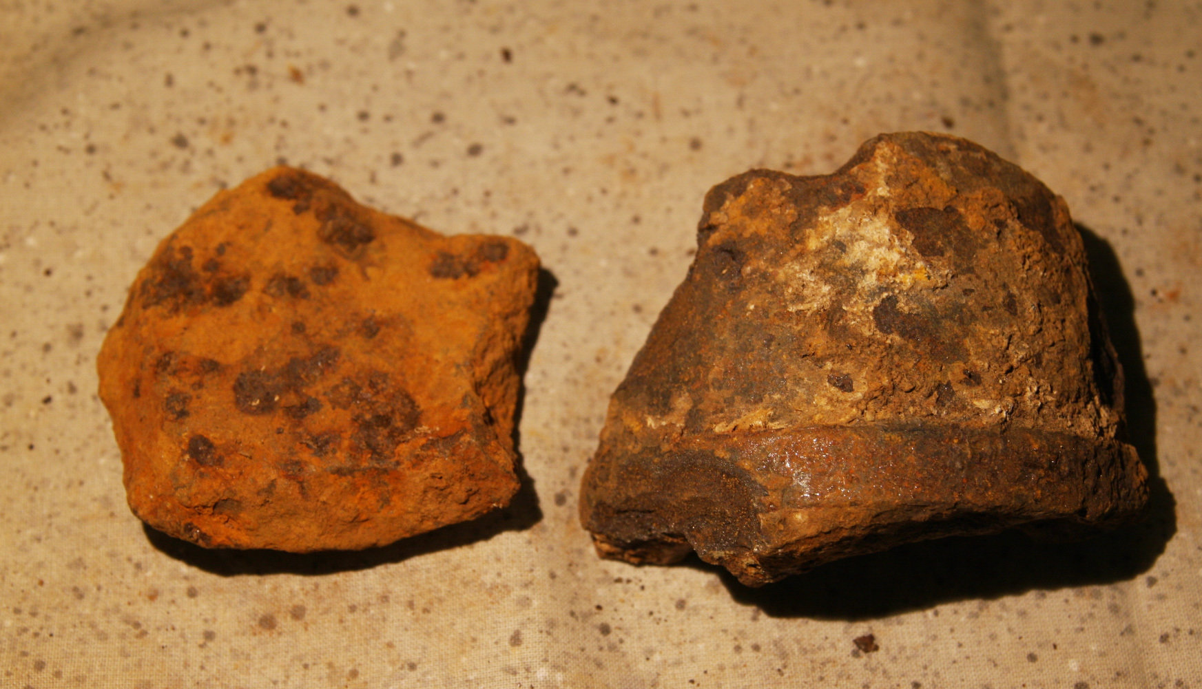 JUST ADDED ON 5/30 - THE BATTLE OF RESACA / SHERMAN'S ATLANTA CAMPAIGN - 2 Nice Fragments - 20 LB Read & Polygonal? Y-RSC03