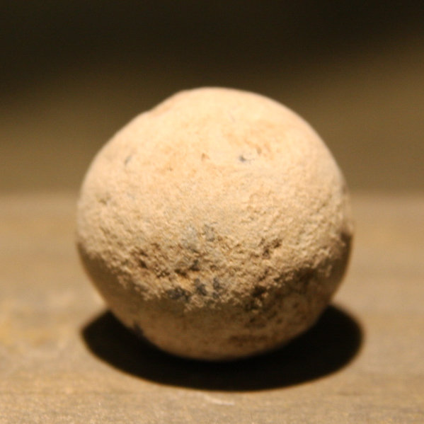 JUST ADDED ON 5/31 - GETTYSBURG / PICKETT'S CHARGE / ROSENSTEEL COLLECTION - .69 Caliber Round Ball - found by John Cullison before 1960 GR-PCC203