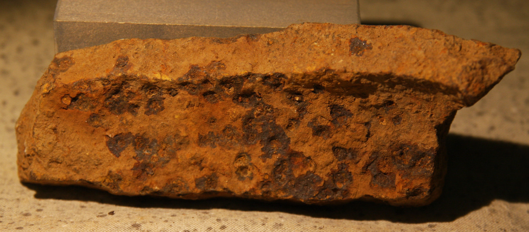 JUST ADDED ON 6/2 - GETTYSBURG - TOP OF DEVIL'S DEN - ROSENSTEEL FAMILY - Fragment of a Confederate Read Shell