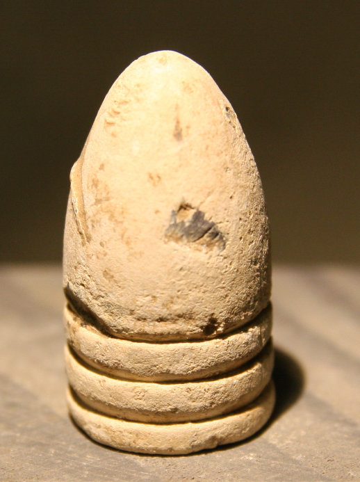 JUST ADDED ON 6/8 - GETTYSBURG RETREAT / LEE'S FINAL LINE BELOW HAGERSTOWN - .54 Caliber Bullet - Found by Andy Keyser in 1989 AK-H07